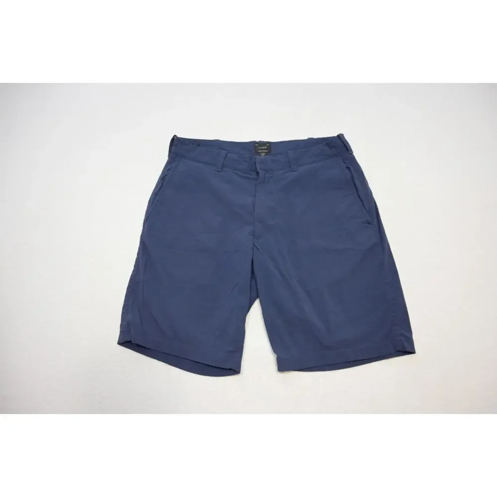 J Crew‎ Golf Shorts Shorts Performance Wicking Stretch Blue Flat Mens Size 30